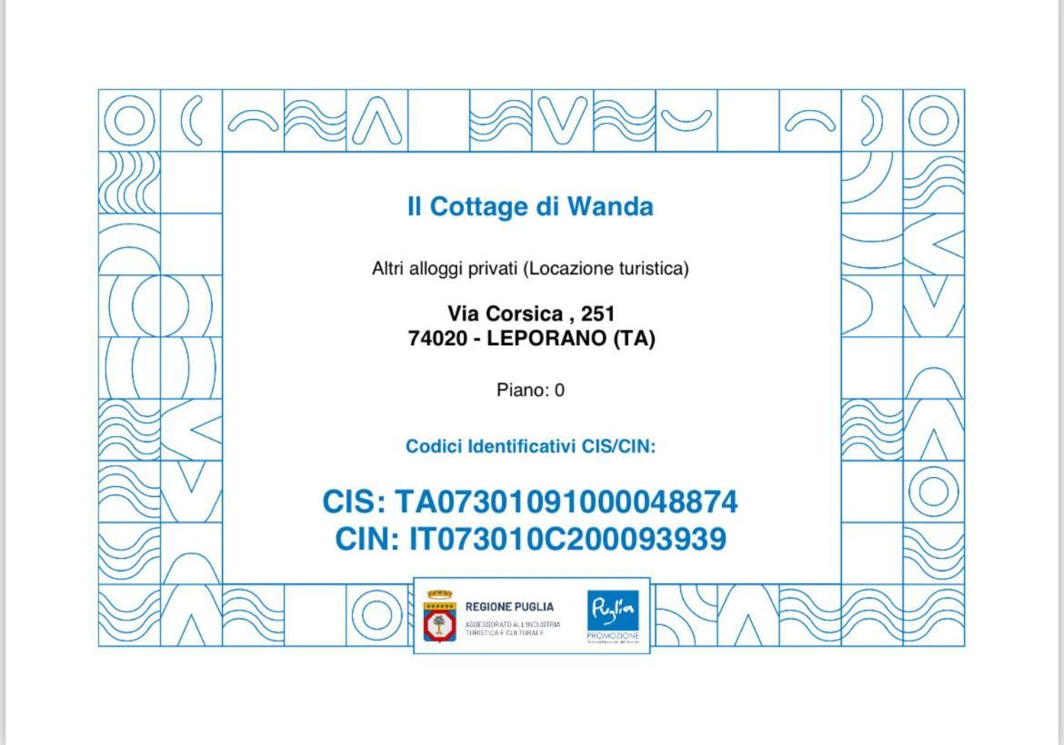 Il Cottage Di Wanda Leporano Exteriör bild